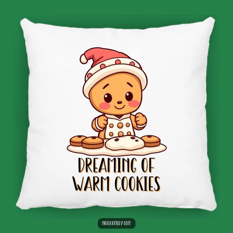 Funny Gingerbread Baker Pillow: Cozy Comfort with a Hilarious Baking Vibe