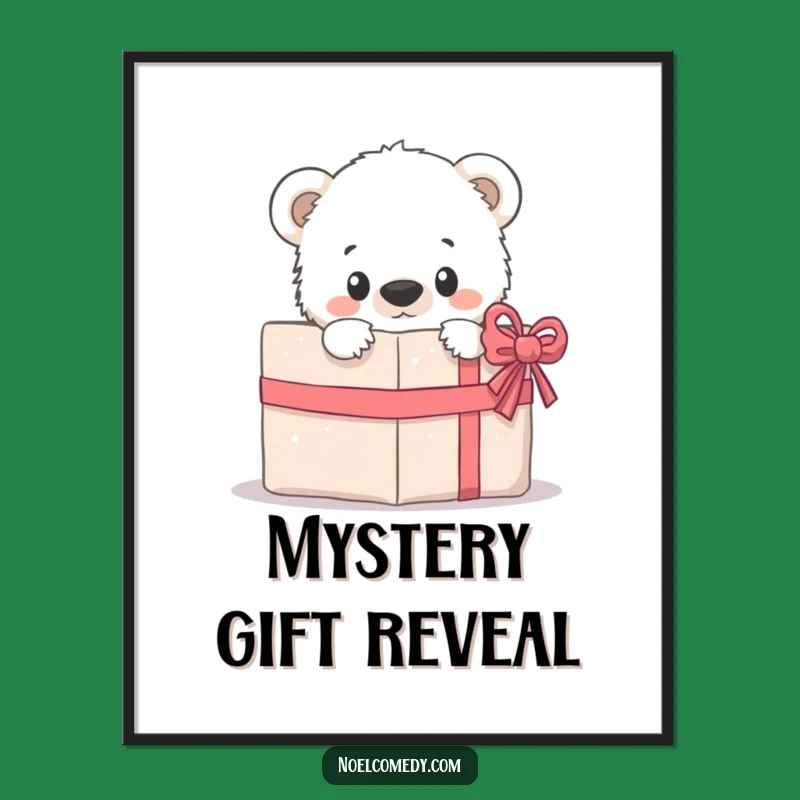 Funny Bear Cub Digital Art: Curious Gift Peek, Instant Wall Decor & Animal Lover Gift