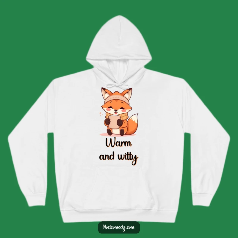 Funny Fox Hoodie: Ultimate Cozy Comfort, Warm & Humorous Gift for Scarf & Mug Lovers