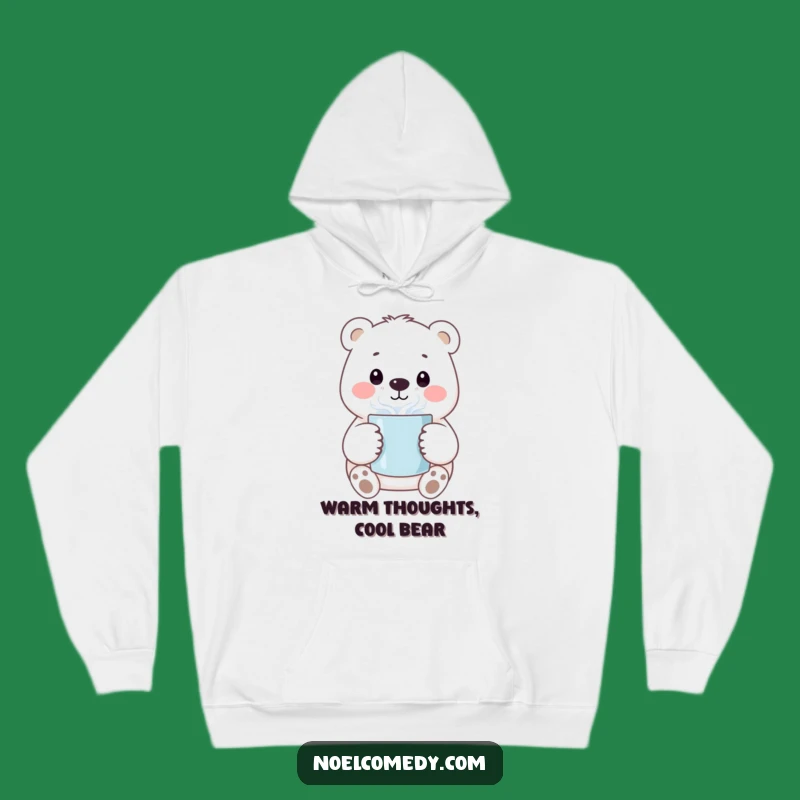 Funny Polar Bear Hoodie: Ultimate Comfort, Hilarious Comedic Gift for Cozy Souls