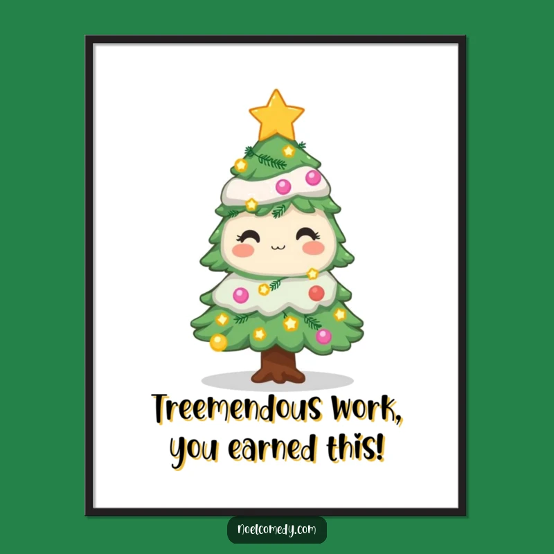 Funny Free Printable Wall Art: Dazzling Pine Tree Decor for Festive Home Download