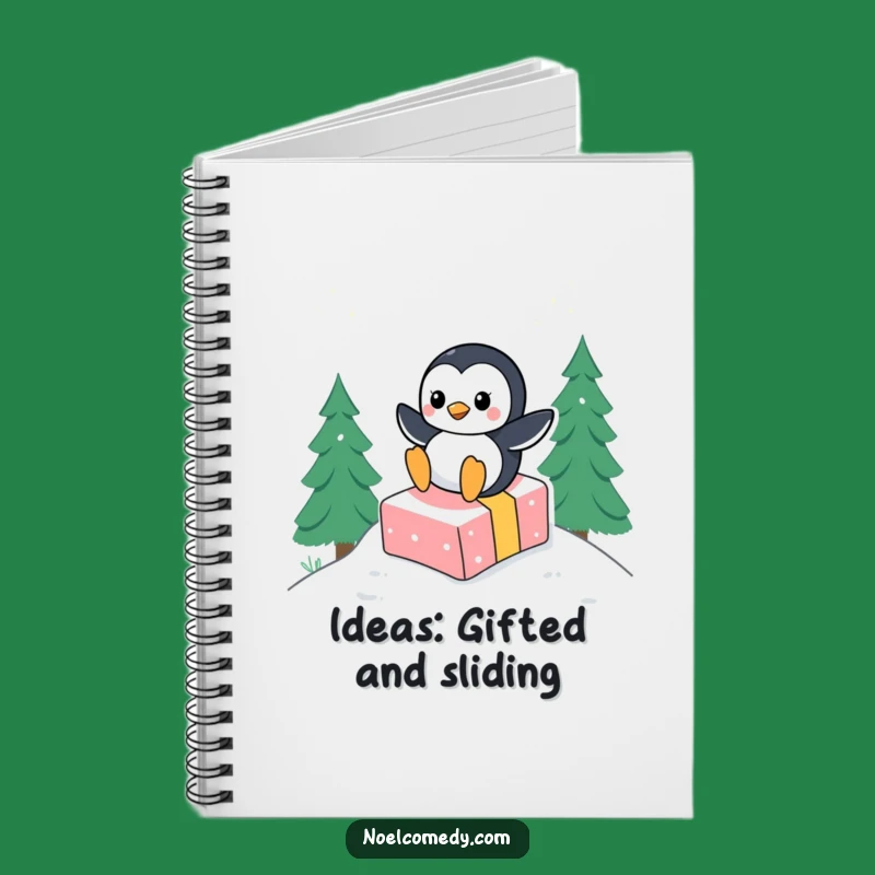 Funny Penguin Gift Journal: Jot Down Ideas with Hilarious Winter Flair
