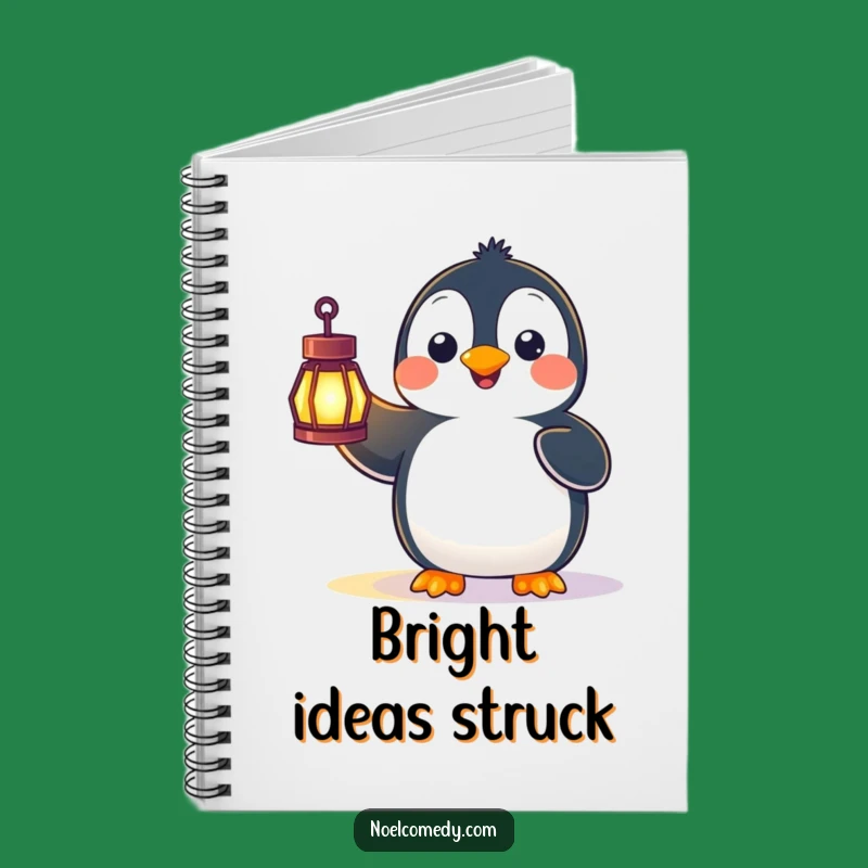Funny Penguin Lantern Surprise Notebook: Capture Your Moments of Wonder