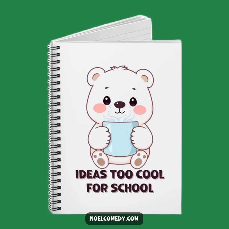 Funny Polar Bear Notebook: Jot Down Ideas, Clever Comedic Gift for Writers