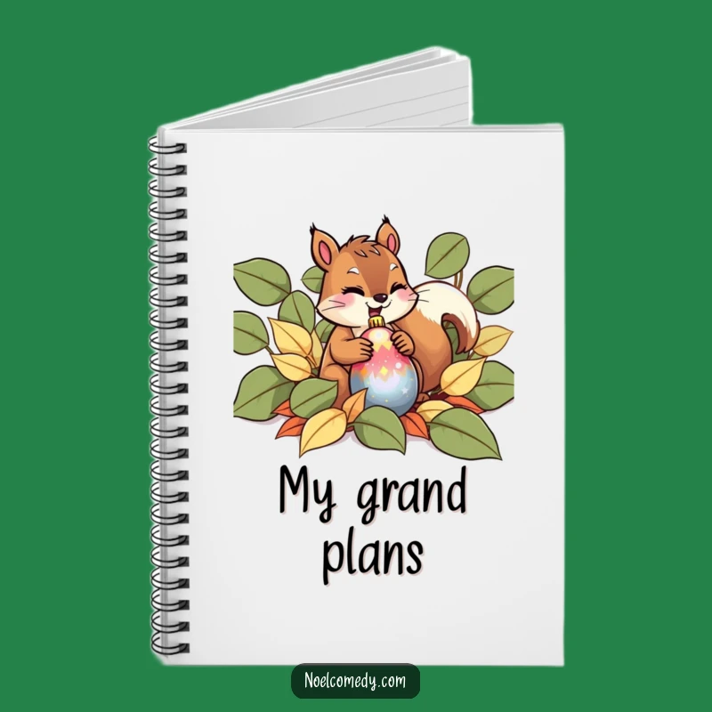 Funny Squirrel Christmas Notebook: Giggling Holiday Humor Journal