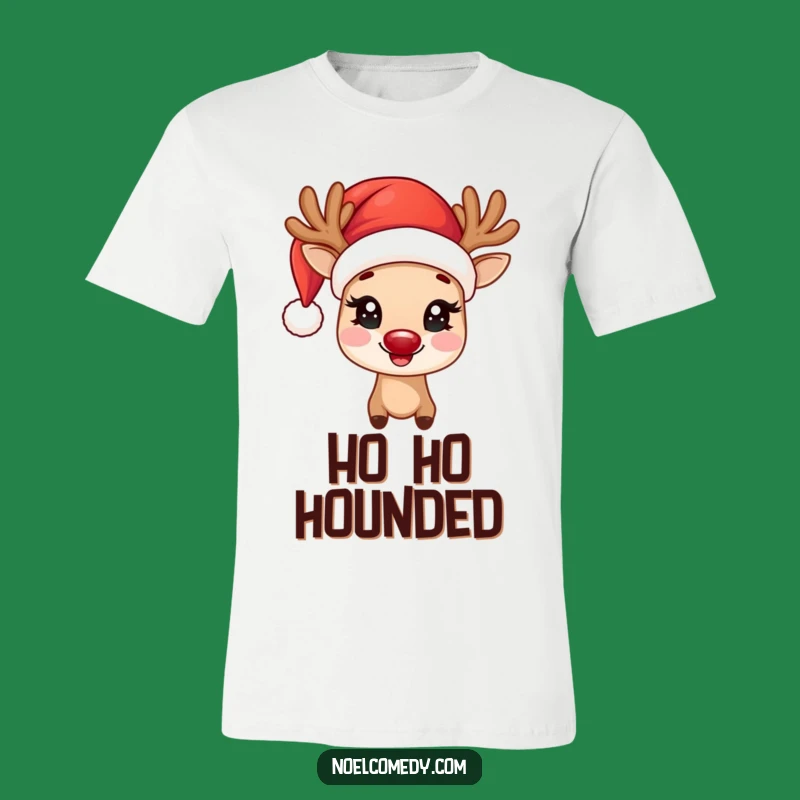 Funny Joyful Reindeer T-Shirt: Festive Fun On The Go, Awesome Funny Gift