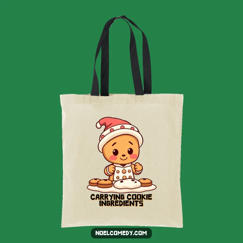 Funny Gingerbread Baker Tote Bag: Carry Baking Supplies with Hilarious Style